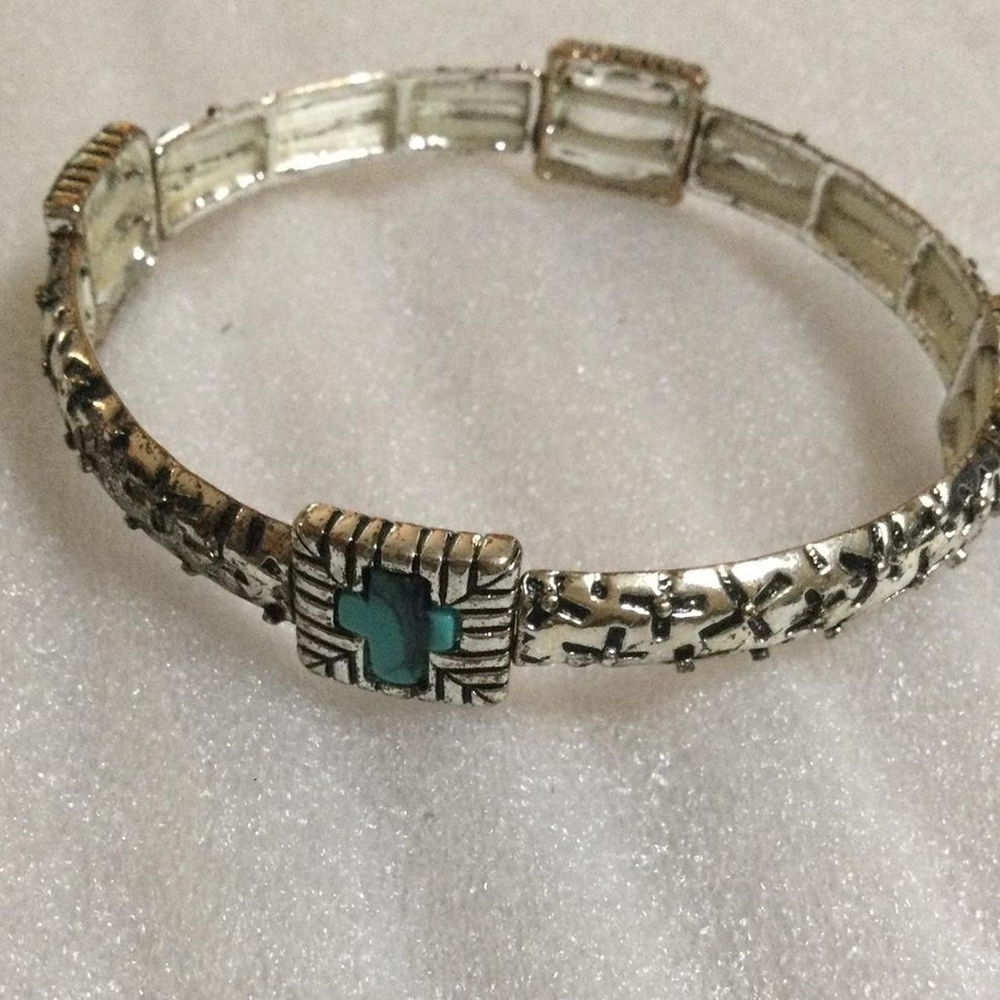 Cross Stretch Bracelet